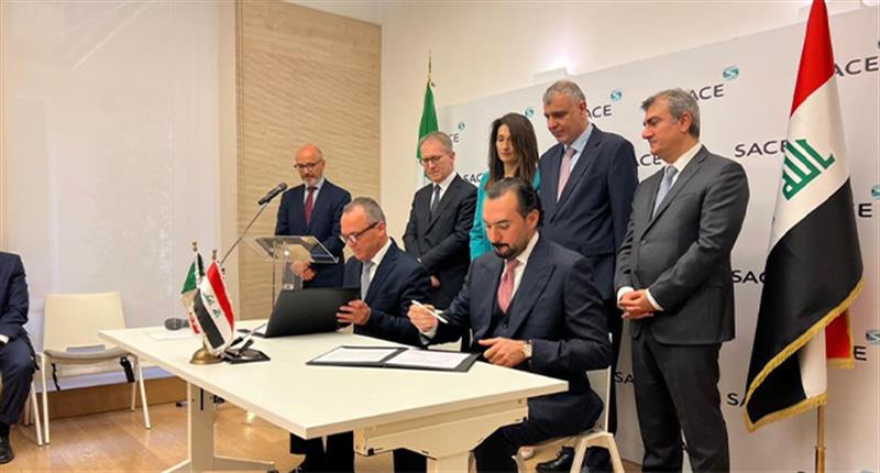 العراق يوقع اتفاقية صناعية مع ايطاليا بقيمة 700 مليون دولار
