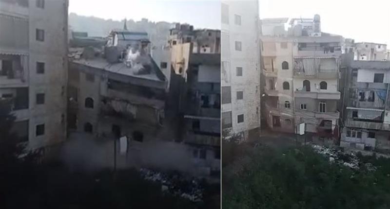 بالفيديو.. انهيار مرعب لمبنى في منطقة الشويفات ببيروت بعد إجلاء سكانه بـ10 دقايق 