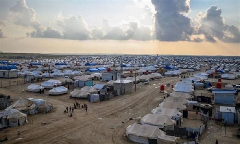 الهجرة تحصي اعداد العراقيين المتواجدين في مخيم الهول