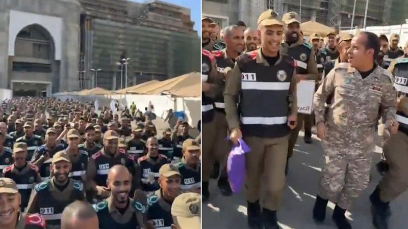 فرحة رجال الأمن في مكة بعد إنجاز مهمتهم بنجاح خلال موسم رمضان
