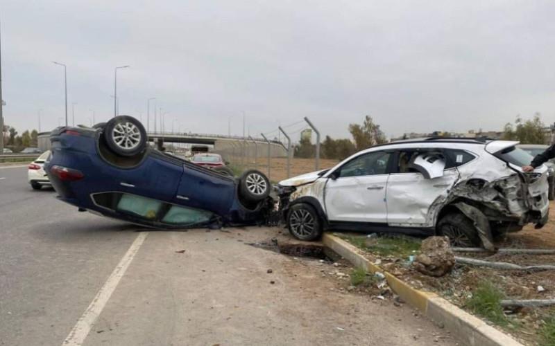 مصرع واصابة 8 أشخاص بحادثي سير في بغداد وصلاح الدين
