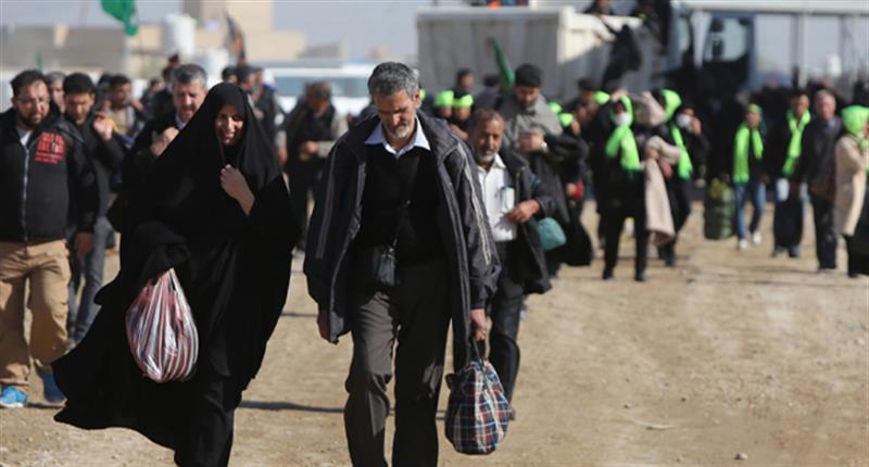 ايران: اكثر من 112 الف زائر عبروا من منفذ مهران الحدودي الى العراق