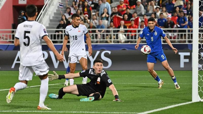 تايلند يحقق فوزا مستحقا على قيرغيزستان في افتتاح كأس آسيا لكرة القدم
