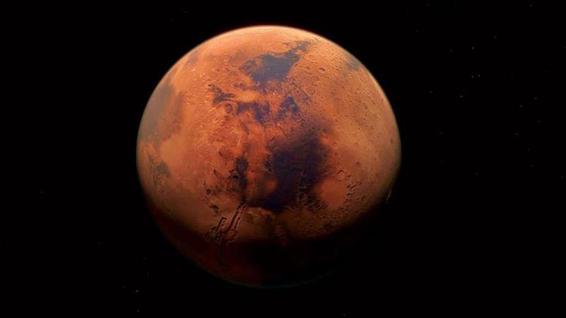 رصد طبقة من الصقيع على قمم براكين كوكب المريخ العملاقة
