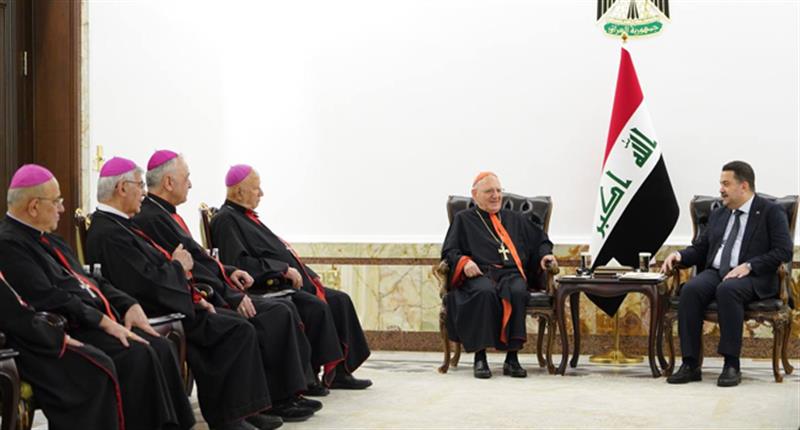  رئيس الوزراء يؤكد على مساعي العراق لإنهاء الصراع في سوريا ولبنان وفلسطين
