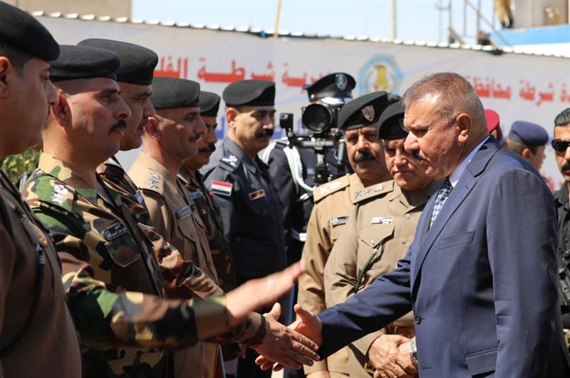 وزير الداخلية يشرف على نقل المسؤولية الأمنية لمدينة الفلوجة من وزارة الدفاع
