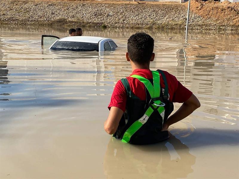 اليونيسيف: فيضانات عاصفة 