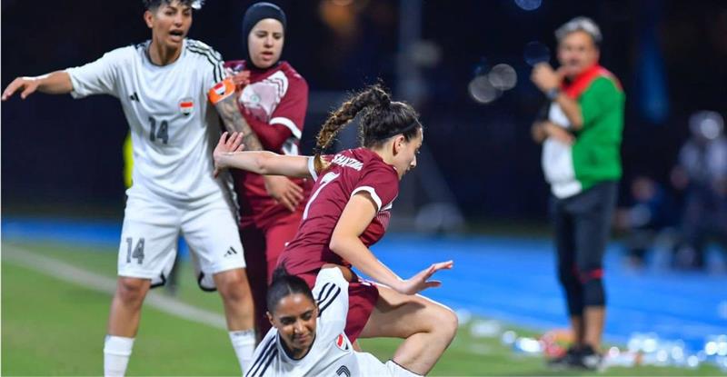 منتخب العراق النسوي يخسر أمام نظيره الفلسطيني في بطولة اتحاد غرب آسيا لكرة القدم