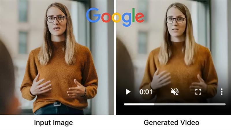 لتحويل الصور إلى فيديو.. نموذج ذكاء اصطناعي جديد من غوغل
