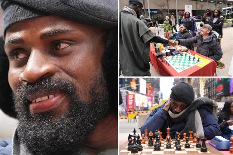 لعب 58 ساعة متواصلة.. نيجيري يحطم رقما قياسيا بالشطرنج

