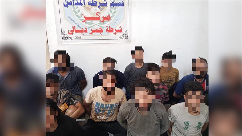 القبض على 47 متسولا ومخالفا لشروط الإقامة في بغداد
