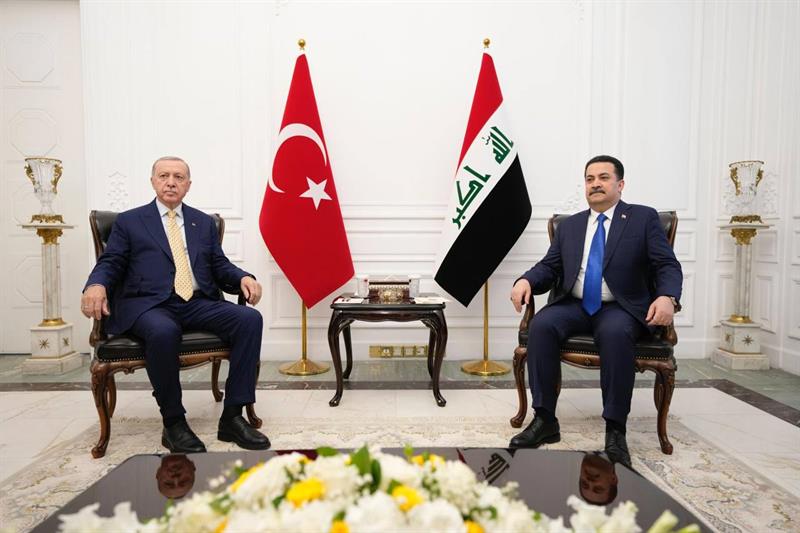 الرئيس التركي: العراق بلد جار وتربطنا به قواسم مشتركة عديدة