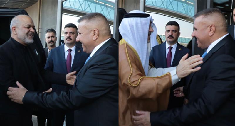 وزيرا الداخلية الإيراني والكويتي يصلان إلى بغداد