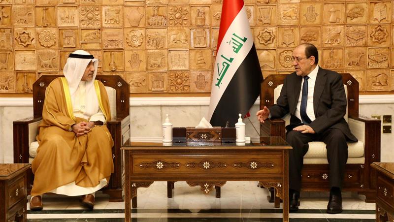 المالكي يؤكد على حرص العراق على تعزيز أواصر التعاون في مختلف المجالات