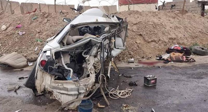 مصرع وإصابة 4 أشخاص جراء حادث سير مروع على طريق كركوك السليمانية