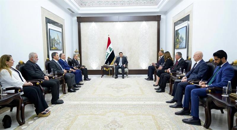 رئيس الوزراء يستقبل وفد اتحاد المحامين العرب ويؤكد إستقلالية القضاء العراقي