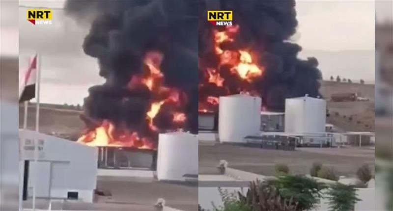 بالفيديو.. حريق في مصنع يؤدي إلى مصرع شخص وإصابة ثلاثة آخرين في السليمانية
