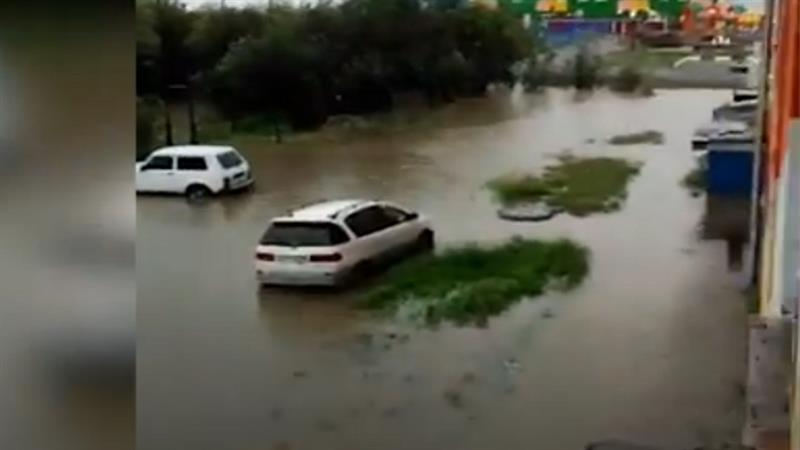 بالفيديو.. فيضانات وأمطار غزيرة تضرب منطقة بيليبنو في تشوكوتكا بروسيا
