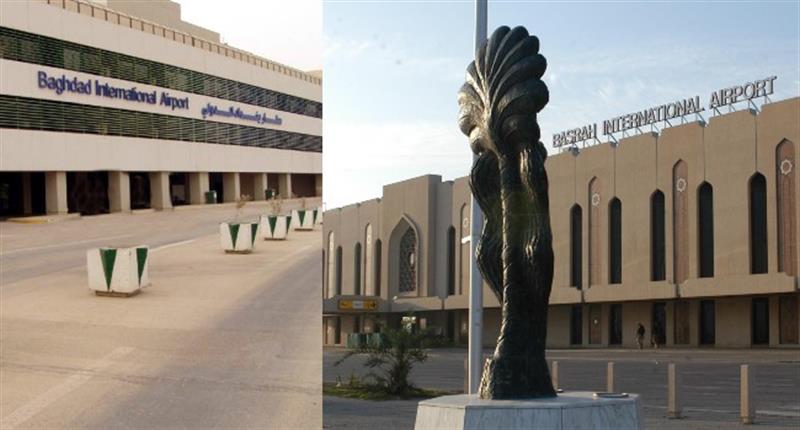 وزارة النقل تجتمع مع الجهات الأمنية لتخفيف الإجراءات في مطاري بغداد والبصرة الدوليين