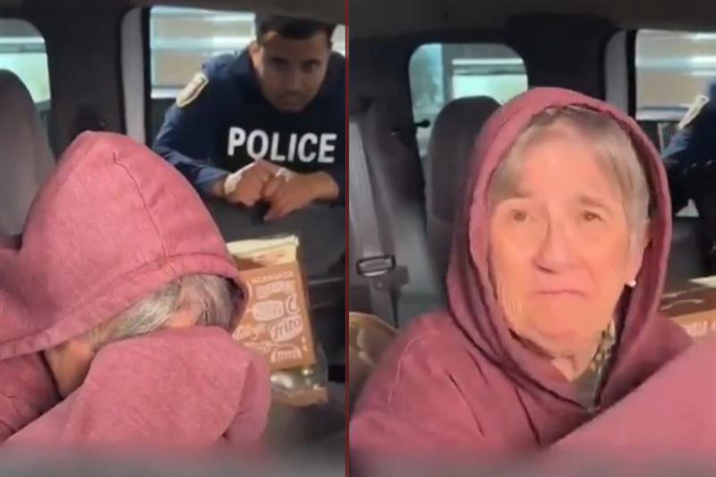 امرأة مسنة تطرد من منزل ابنها بسبب زوجته وتلجأ للعيش في سيارتها
