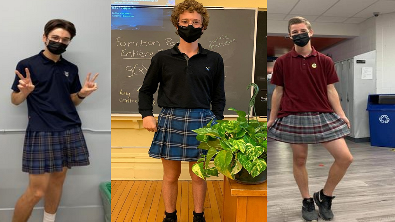 مدرسة تلزم طلابها الذكور بارتداء 'التنورة' وتخير مدرسيها!
