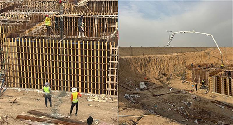 أمانة بغداد تواصل أعمال مشروع محطة مجاري الكرخ – البوعيثة وفق الجدول الزمني