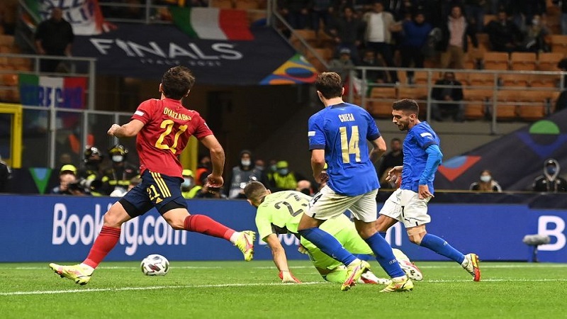 ‏ إسبانيا تثأر من إيطاليا وتتأهل لنهائي دوري الأمم الأوروبية
