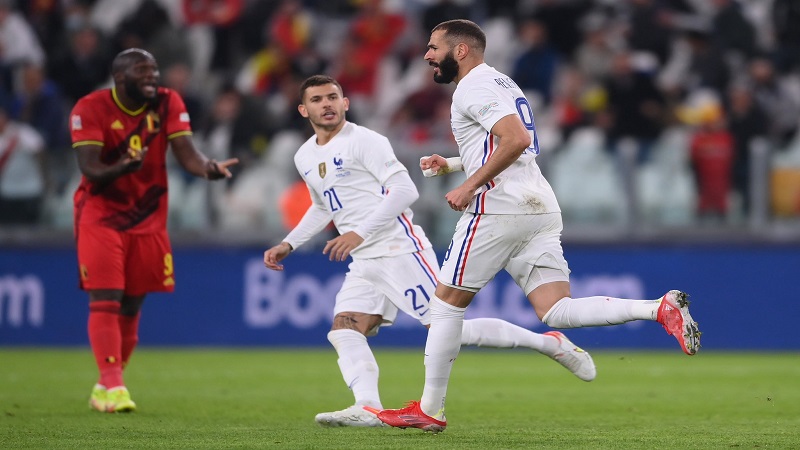 فرنسا تقصي بلجيكا وتحجز مقعدا في نهائي دوري الامم الاوروبية لكرة القدم
