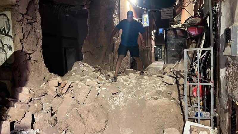 المغرب: مصرع 296 شخصا وإصابة 153 على الأقل كحصيلة أولية للزلزال 