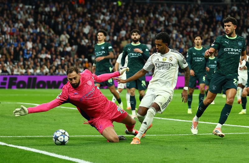 لە چامپیۆنز لیگ مان سیتی لە ریاڵ مەدریدی بردەوە