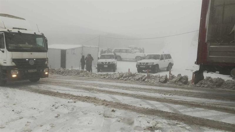 بەهۆی بەفربارینەوە دەروازەی کێلێ داخرا