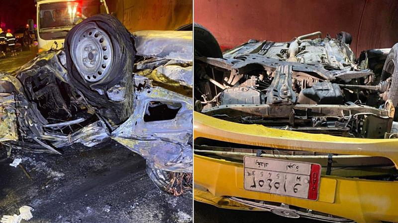 ئۆتۆمبێلێک لە پیرمام سووتا و کەسێک گیانیلەدەستدا