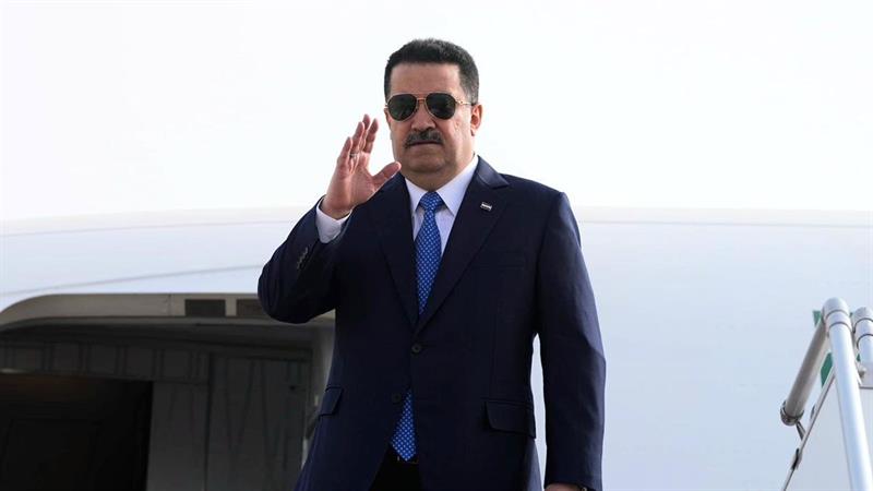 سودانی بۆ بەشداری لە لوتکەی ئاشتیی غەززە بەرەو میسڕ بەڕێکەوت