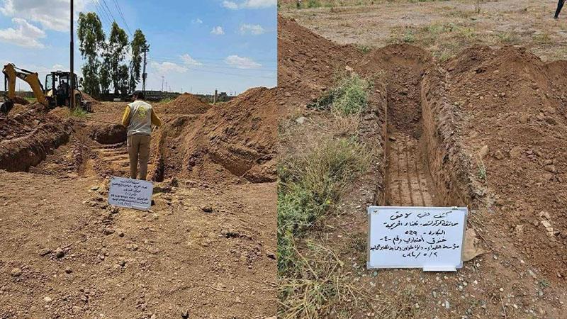 لە گۆڕێکی بەکۆمەڵدا روفاتی ١٧ پێشمەرگە دۆزرایەوە

