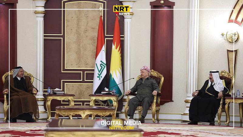 بارزانی: نابێت ناکۆکییە سیاسییەکان کار بکەنە سەر پێکەوەژیانی کورد و عەرەب