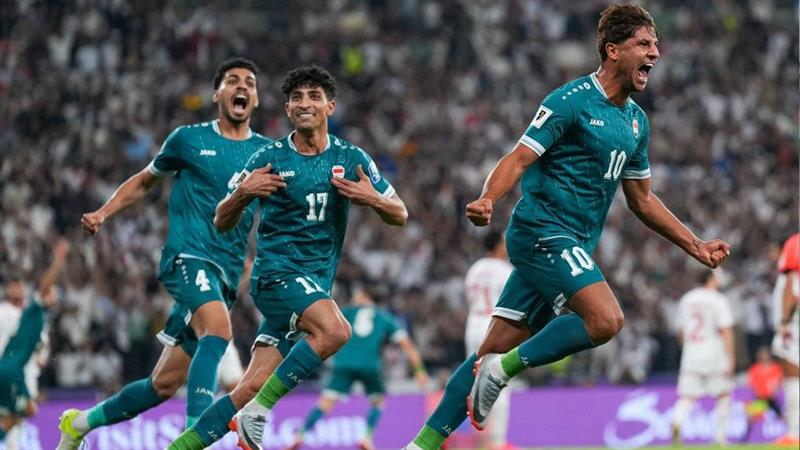 هەڵبژاردەی عێراق بە فەرمی گەیشتە قۆناغی پاشكۆی مۆندیال
