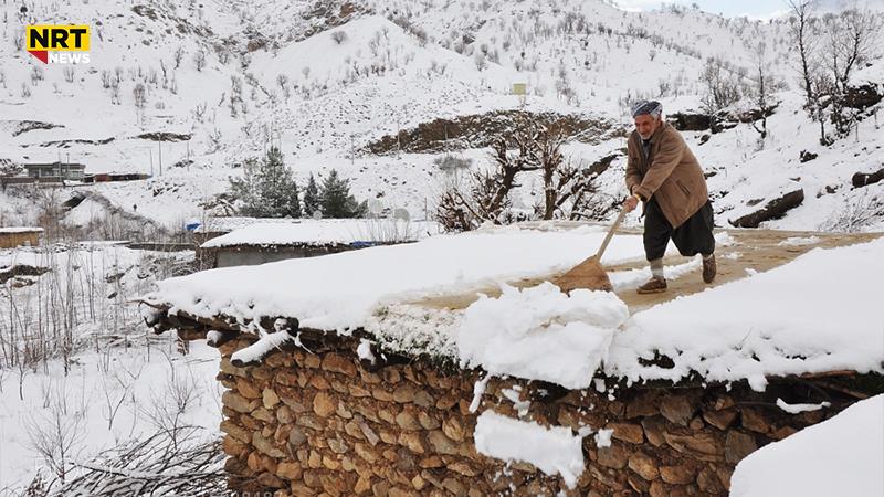 کەشناسی رێژەی بەفربارینی هەندێک لە ناوچەکانی هەرێمی خستەڕوو

