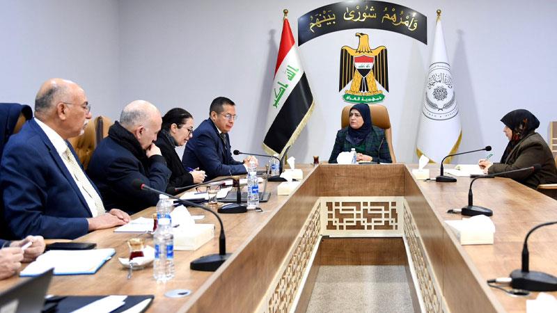 تەیف سامی پێشوازی لە شاندی بانکی نێودەوڵەتی کرد