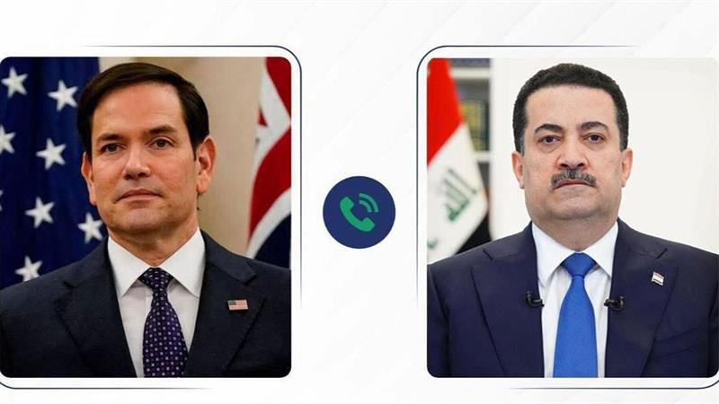 سودانی و روبیۆ لەبارەی سەقامگیری و گەشەپێدانی سیاسی لە عێراق گفتوگۆیان کرد