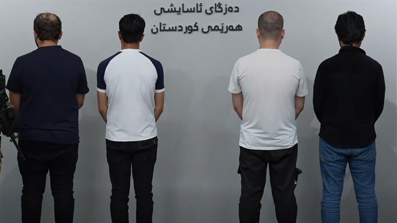 چوار کەس بە تۆمەتی دزیکردن دەستگیرکران