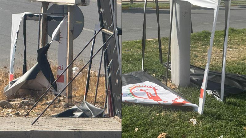 پارتی لە دهۆک بەردەوامە لە دڕاندن و شێواندنی فلێکسەکانی نەوەی نوێ

