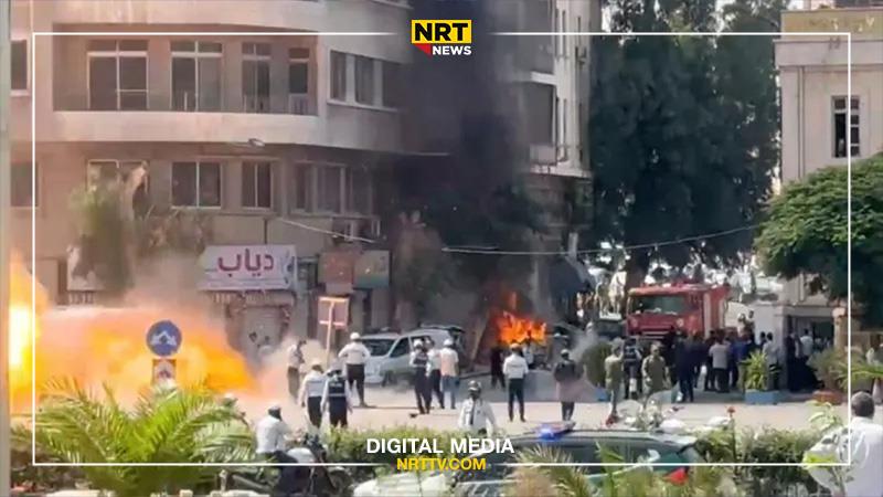 بەهۆی تەقینەوەیەک لە بەردەم دادگای حەسەکە دوو کەس گیانیان لەدەستدا