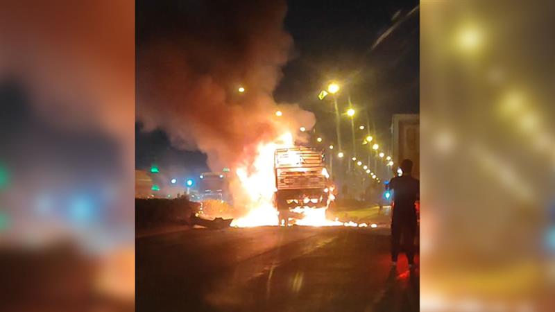 لە رووداوێکی سەختی هاتووچۆدا چەند کەسێک سووتان و گیانیان لەدەستدا