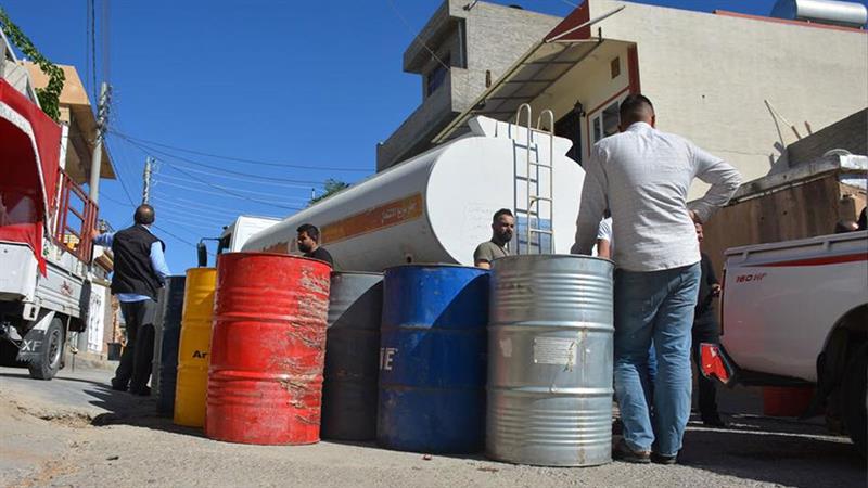 لە چەند پارێزگایەکی عێراق دەست بە دابەشکردنی نەوتی سپی کرا
