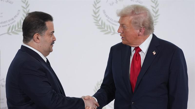 سودانی بۆ ترەمپ: پەرۆشی دروستکردنی دۆستایەتییەکم کە خزمەت بە عێراق بکات