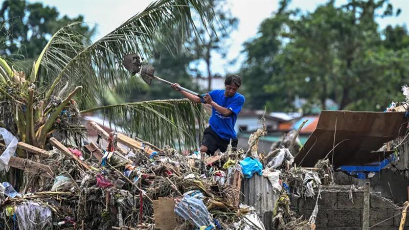 فلیپین؛ بەهۆی لافاوەوە زیاتر لە ١٤٠ کەس گیانیان لەدەستدا

