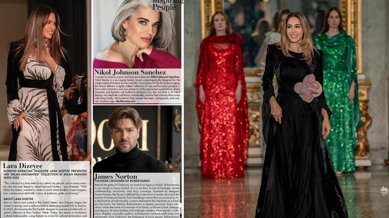 کچە کوردێکی دیزاینەری جلوبەرگ بە یەکێک لە ئیلهامبەخشترین کەسایەتییەکانی ساڵ هەڵبژێردرا

