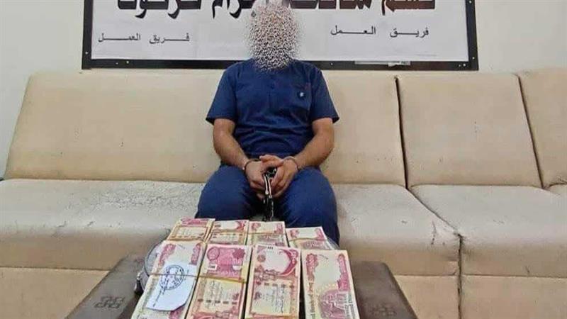 بە تۆمەتی دزینی ٢٥ ملیۆن دینار؛ کەسێک دەستگیرکرا

