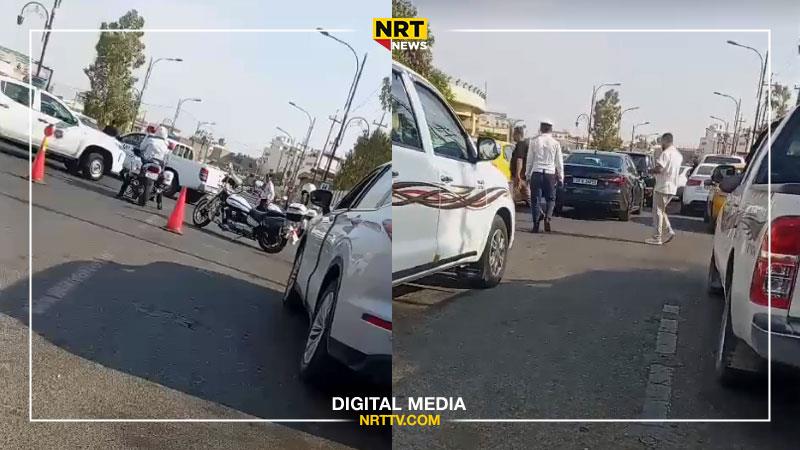 کەرکوک؛ بە گوومانی هەبوونی ئۆتۆمبێلی بۆمبڕێژکراو شەقامێک داخرا
