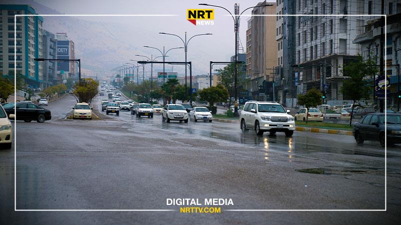بارانی کەپرەشینە دەبارێت و پلەکانی گەرما دادەبەزن